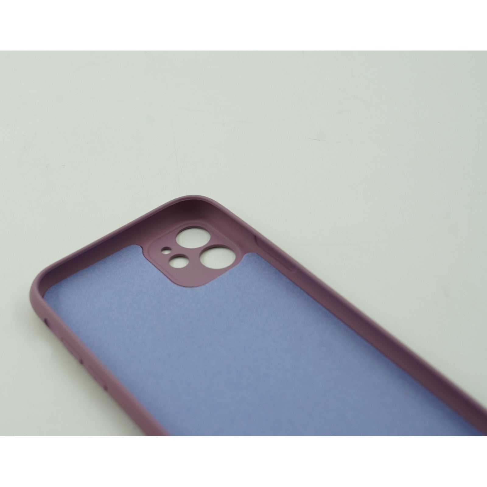 Husa protectie,Kaveny, compatibila cu Apple iPhone 12 Liquid Silicone Mov