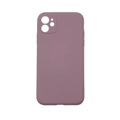 Husa protectie,Kaveny, compatibila cu Apple iPhone 12 Liquid Silicone Mov
