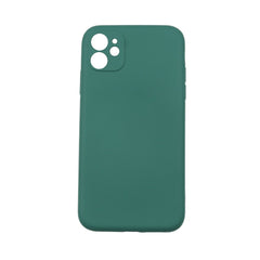 Husa protectie Kaveny compatibila cu Apple iPhone 12 Mini Liquid Silicone Case Verde