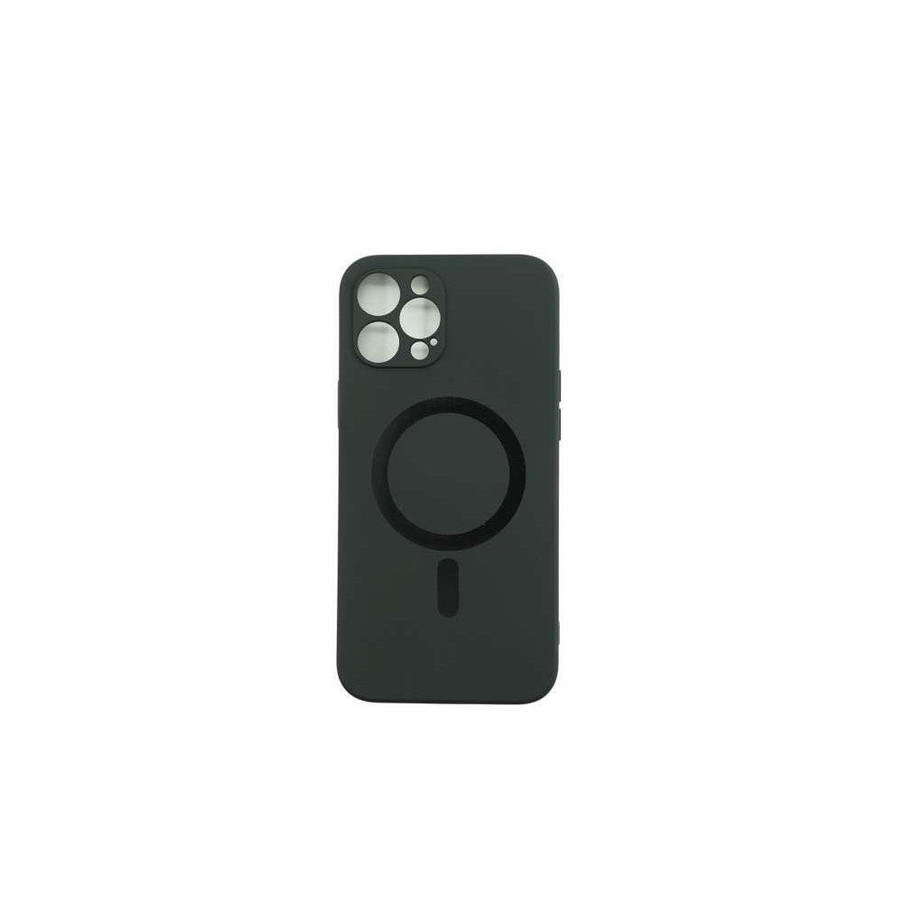 Husa protectie Kaveny compatibila cu Apple iPhone 12 Pro Mag Safe Silicone Negru