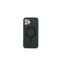 Husa protectie Kaveny compatibila cu Apple iPhone 12 Pro Mag Safe Silicone Negru