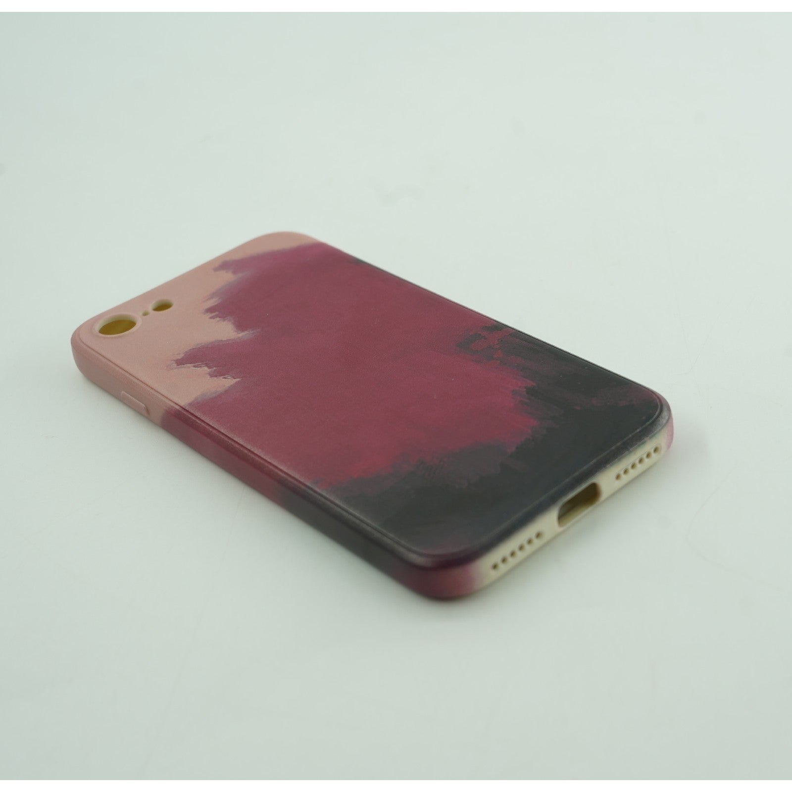 Husa protectie Kaveny compatibila cu Apple iPhone 12 Pro Max Tpu Ombre, Negru/Roz/Mov
