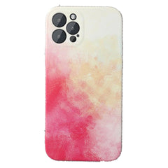 Husa protectie Kaveny compatibila cu Apple iPhone 12 Pro Max Tpu Ombre, Roz/Galben