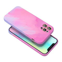 Husa protectie Kaveny compatibila cu Apple iPhone 12 Pro Max Tpu Ombre, Roz/Mov