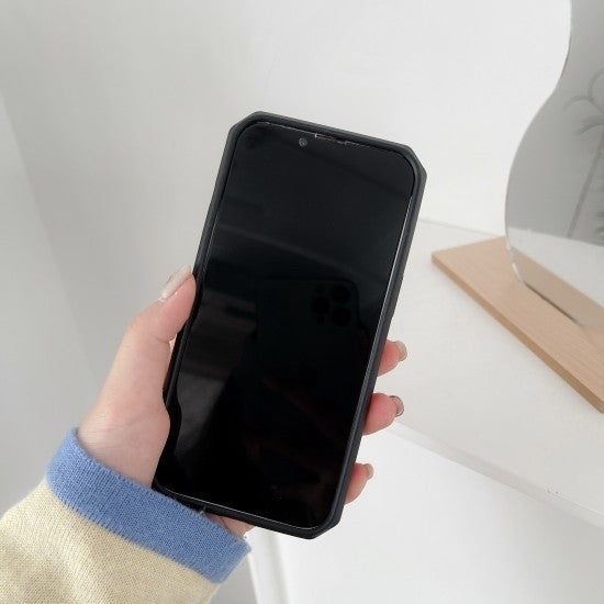 Husa protectie Kaveny compatibila cu Apple iPhone 13 Mini Defender Model 5 cu suport prindere inel,Negru
