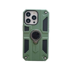 Husa protectie Kaveny compatibila cu Apple iPhone 13 Mini Defender Model 5 cu suport,Verde