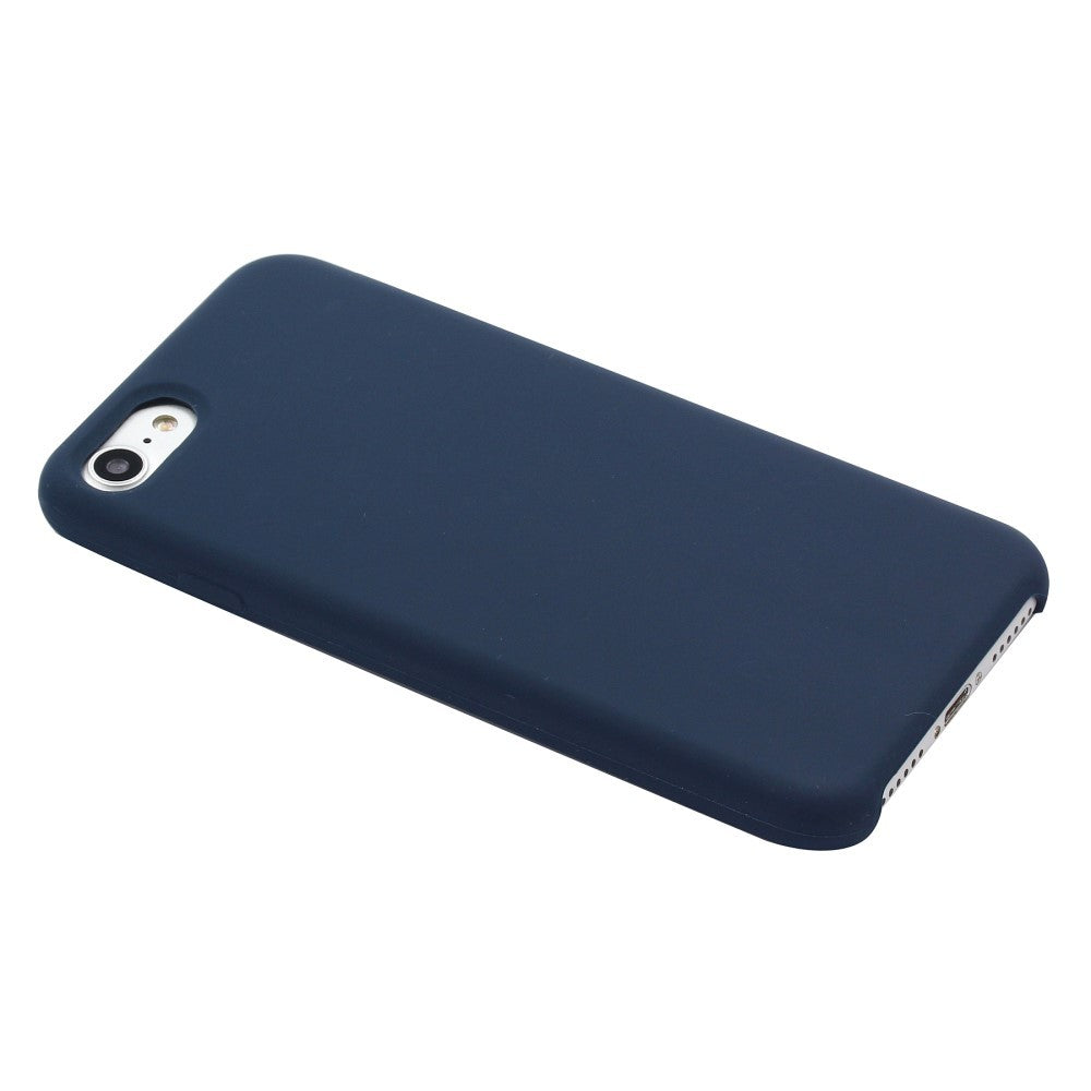 Husa protectie Kaveny compatibila cu Apple iPhone 7/8/SE 2020 Liquid Silicone Case Albastru Inchis
