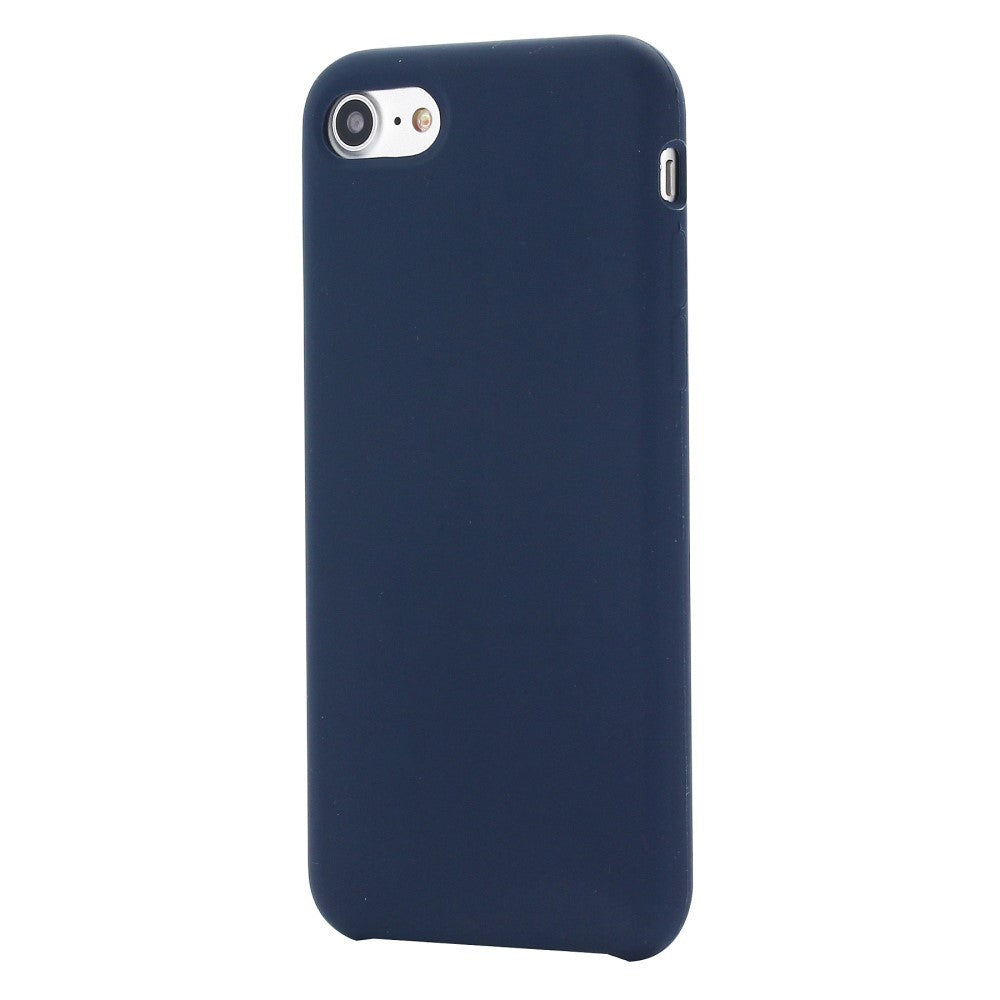 Husa protectie Kaveny compatibila cu Apple iPhone 7/8/SE 2020 Liquid Silicone Case Albastru Inchis