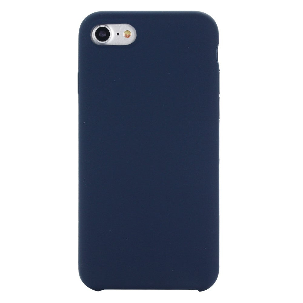 Husa protectie Kaveny compatibila cu Apple iPhone 7/8/SE 2020 Liquid Silicone Case Albastru Inchis