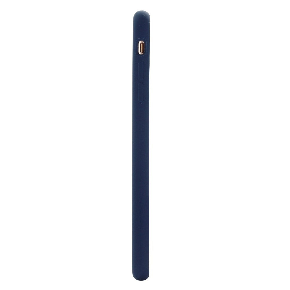 Husa protectie Kaveny compatibila cu Apple iPhone 7/8/SE 2020 Liquid Silicone Case Albastru Inchis