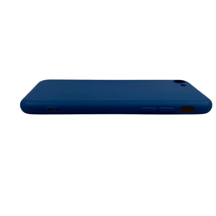 Husa protectie Kaveny compatibila cu Apple iPhone 7/8/SE 2020 Liquid Silicone Case Albastru Inchis