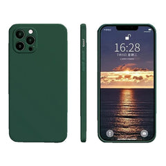 Husa protectie Kaveny compatibila cu Apple iPhone XS Max Liquid Silicone Verde