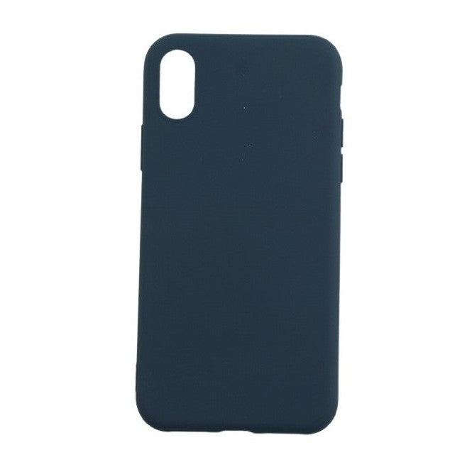 Husa protectie Kaveny compatibila cu Apple iPhone XS Max Matte Tpu Albastru inchis