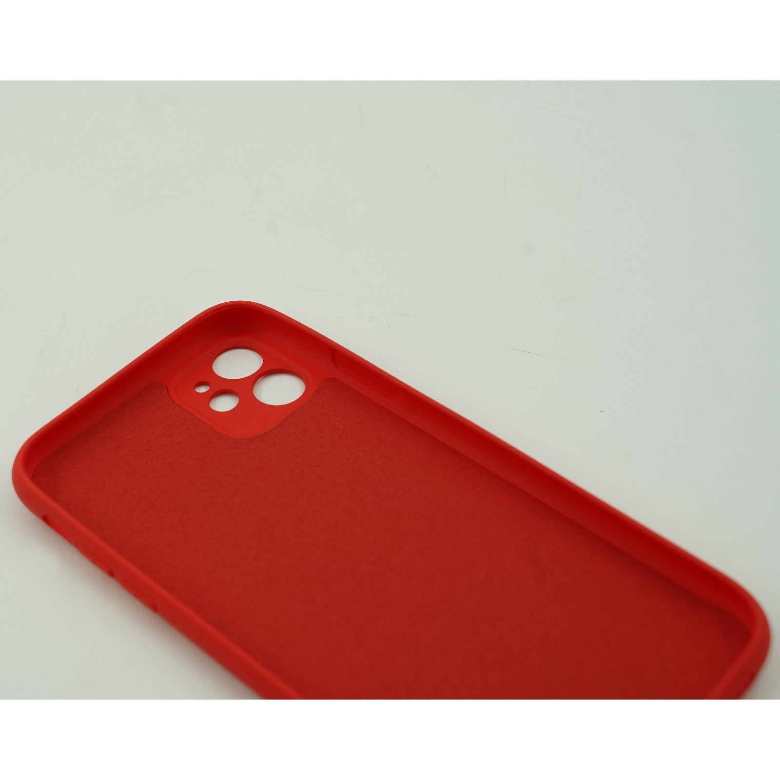 Husa protectie Kaveny compatibila cu Apple iPhone 12 Liquid Silicone Case Rosu