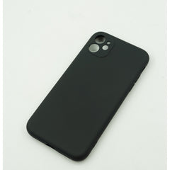 Husa protectie, Kaveny, compatibila cu Apple iPhone 12 Pro Max Liquid Silicone Negru