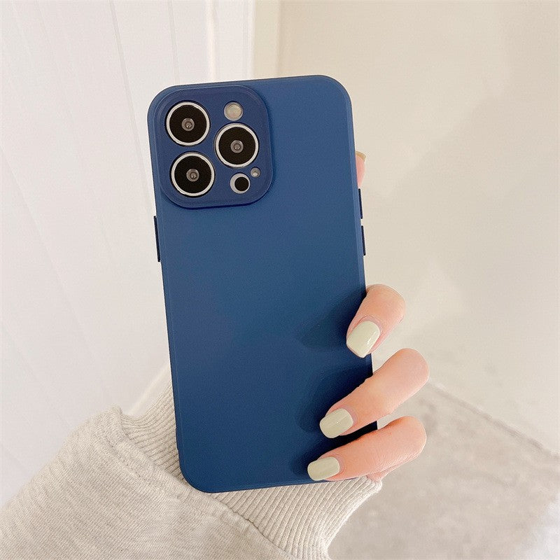 Husa protectie Kaveny compatibila cu Huawei P40 Lite E Liquid Silicone Ring cu suport rotativ Albastru