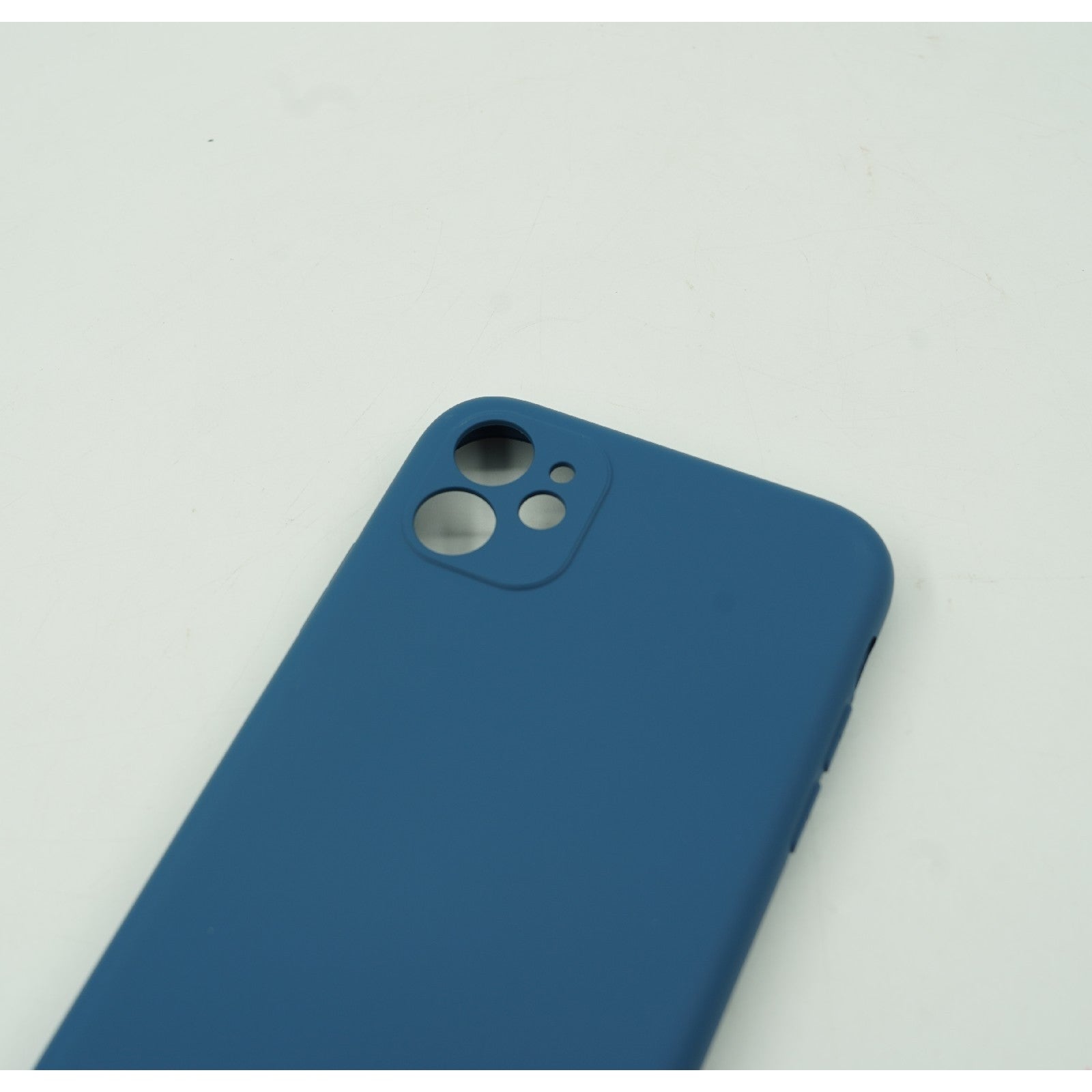 Husa protectie Kaveny compatibila cu Samsung A52 Liquid Silicone Case Albastru inchis