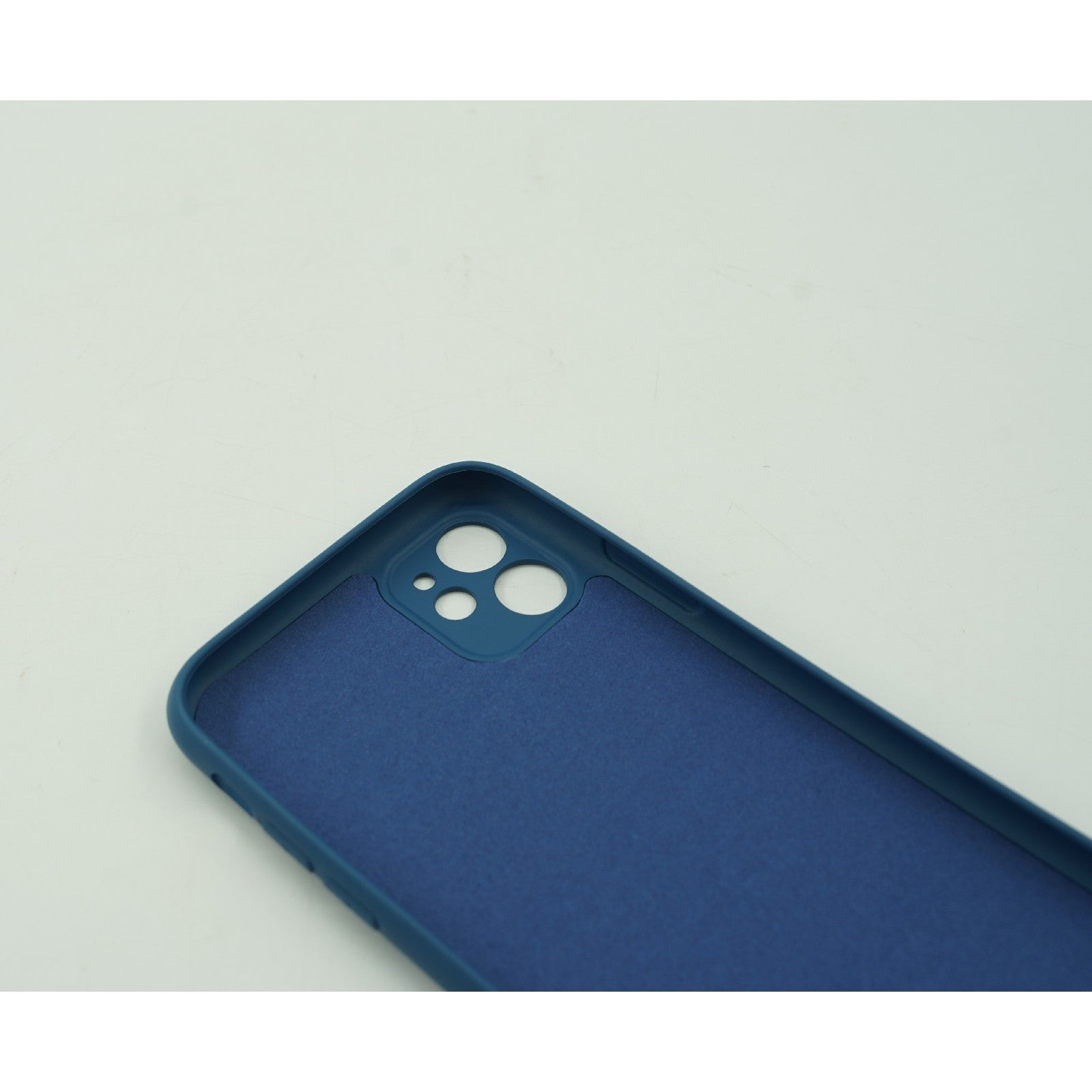 Husa protectie Kaveny compatibila cu Samsung A52 Liquid Silicone Case Albastru inchis