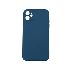 Husa protectie Kaveny compatibila cu Samsung A52 Liquid Silicone Case Albastru inchis
