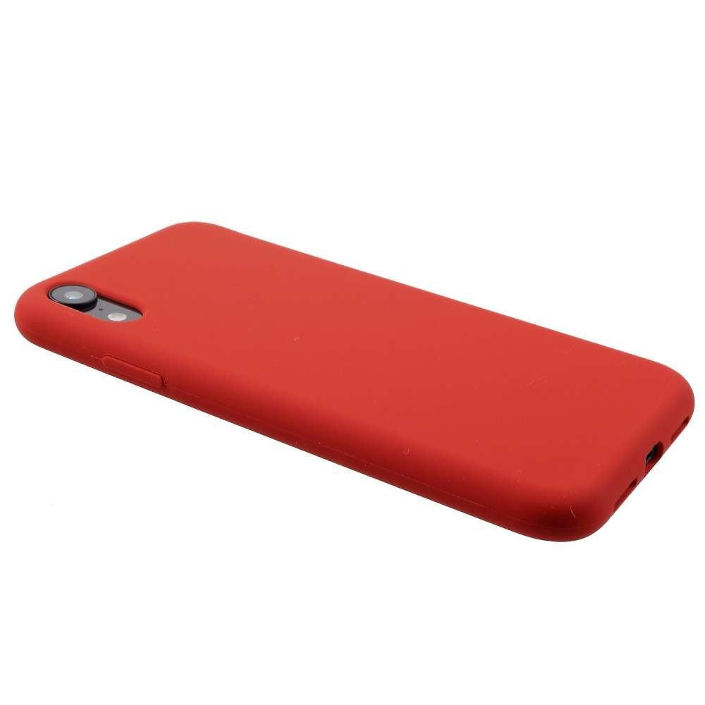Husa protectie Kaveny compatibila cu Samsung Galaxy A21S Liquid Silicone Case Rosu