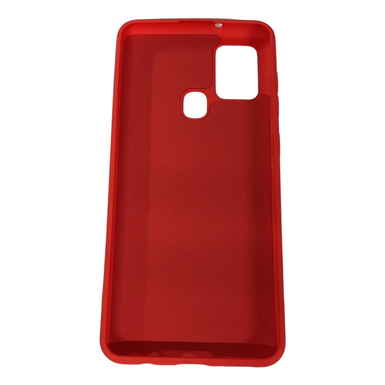 Husa protectie Kaveny compatibila cu Samsung Galaxy A21S Liquid Silicone Case Rosu