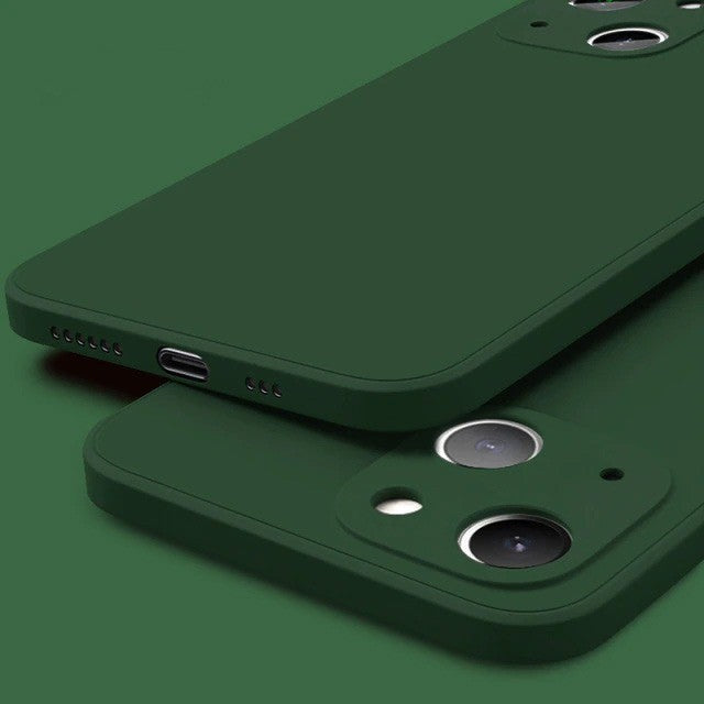 Husa protectie Kaveny compatibila cu Samsung Galaxy A21S Liquid Silicone Case Verde