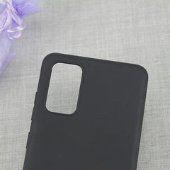 Husa protectie Kaveny compatibila cu Samsung Galaxy A51 4G Liquid Silicone Case Negru