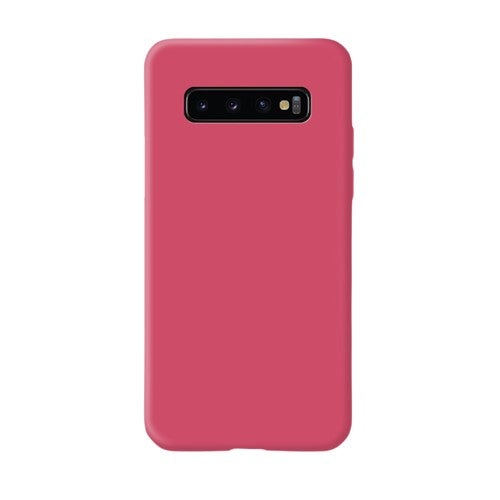 Husa protectie Kaveny compatibila cu Samsung Galaxy S10 E Liquid Silicone Case Fuchsia