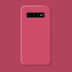 Husa protectie Kaveny compatibila cu Samsung Galaxy S10 E Liquid Silicone Case Fuchsia