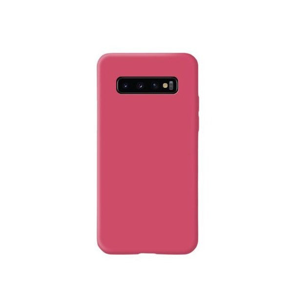 Husa protectie Kaveny compatibila cu Samsung Galaxy S10 E Liquid Silicone Case Fuchsia
