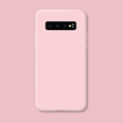 Husa protectie Kaveny compatibila cu Samsung Galaxy S10 E Liquid Silicone Case Roz