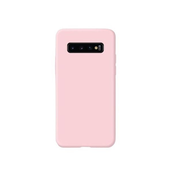 Husa protectie Kaveny compatibila cu Samsung Galaxy S10 E Liquid Silicone Case Roz