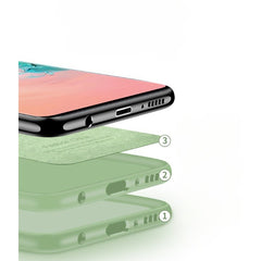 Husa protectie Kaveny compatibila cu Samsung Galaxy S10 E Liquid Silicone Case Verde inchis