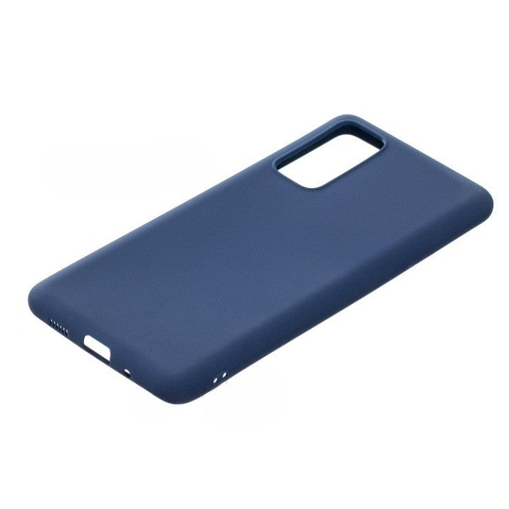 Husa protectie Kaveny compatibila cu Samsung Galaxy S21 Ultra Liquid Silicone Case Albastru