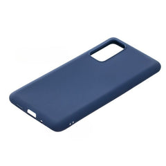 Husa protectie Kaveny compatibila cu Samsung Galaxy S21 Ultra Liquid Silicone Case Albastru