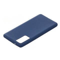 Husa protectie Kaveny compatibila cu Samsung Galaxy S21 Ultra Liquid Silicone Case Albastru