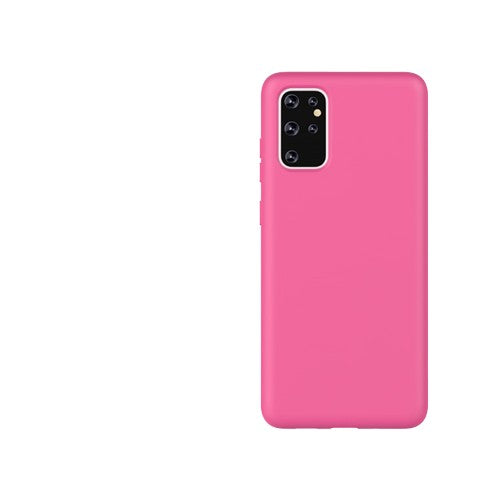 Husa protectie Kaveny compatibila cu Samsung Galaxy S21 Ultra Liquid Silicone Case, Fuchsia