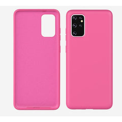 Husa protectie Kaveny compatibila cu Samsung Galaxy S21 Ultra Liquid Silicone Case, Fuchsia