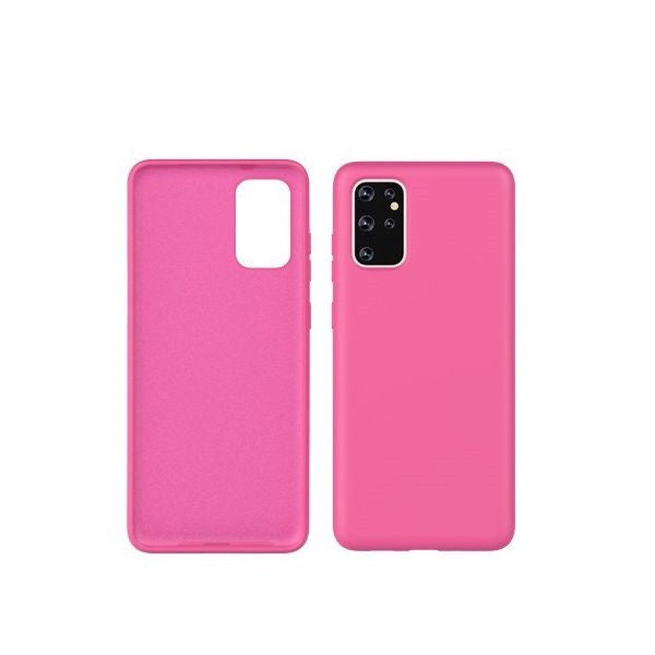 Husa protectie Kaveny compatibila cu Samsung Galaxy S21 Ultra Liquid Silicone Case, Fuchsia