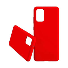 Husa protectie Kaveny compatibila cu Samsung Galaxy S21 Ultra Liquid Silicone Case Rosu
