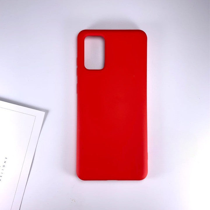 Husa protectie Kaveny compatibila cu Samsung Galaxy S21 Ultra Liquid Silicone Case Rosu