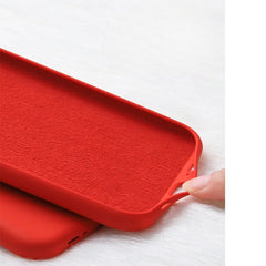 Husa protectie Kaveny compatibila cu Samsung Galaxy S21 Ultra Liquid Silicone Case Rosu