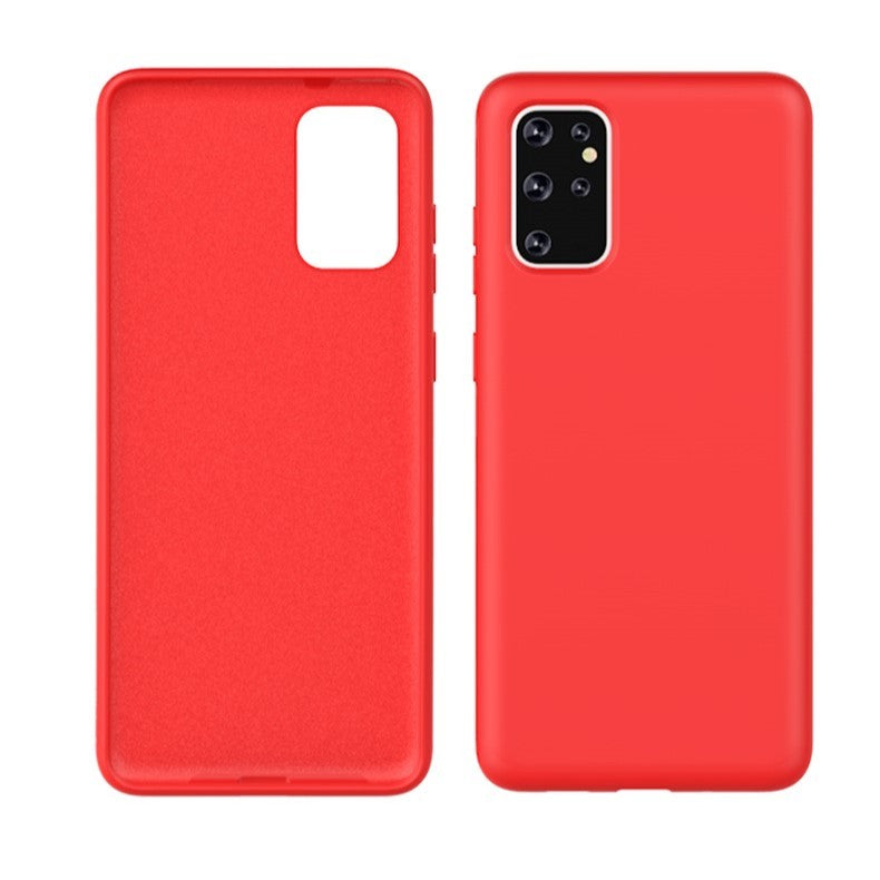 Husa protectie Kaveny compatibila cu Samsung Galaxy S21 Ultra Liquid Silicone Case Rosu