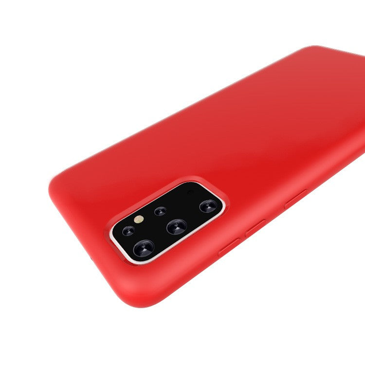Husa protectie Kaveny compatibila cu Samsung Galaxy S21 Ultra Liquid Silicone Case Rosu