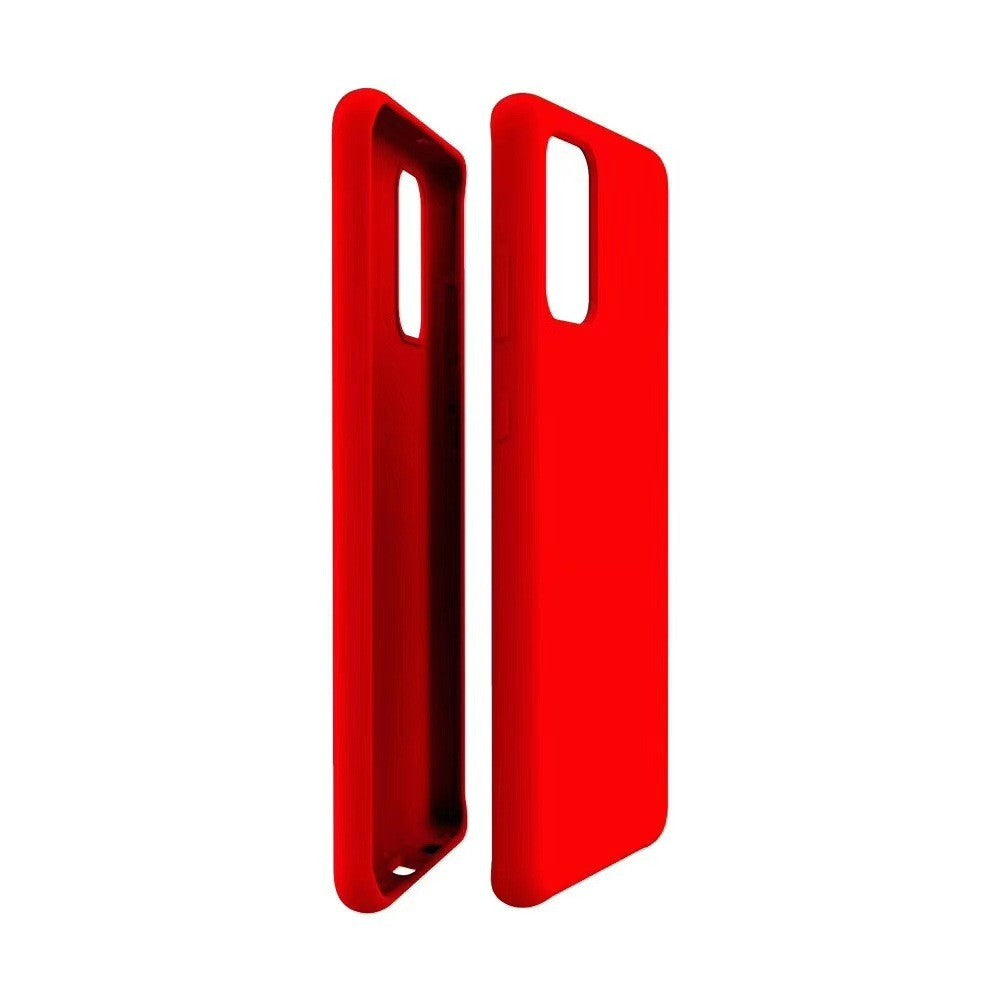 Husa protectie Kaveny compatibila cu Samsung Galaxy S21 Ultra Liquid Silicone Case Rosu