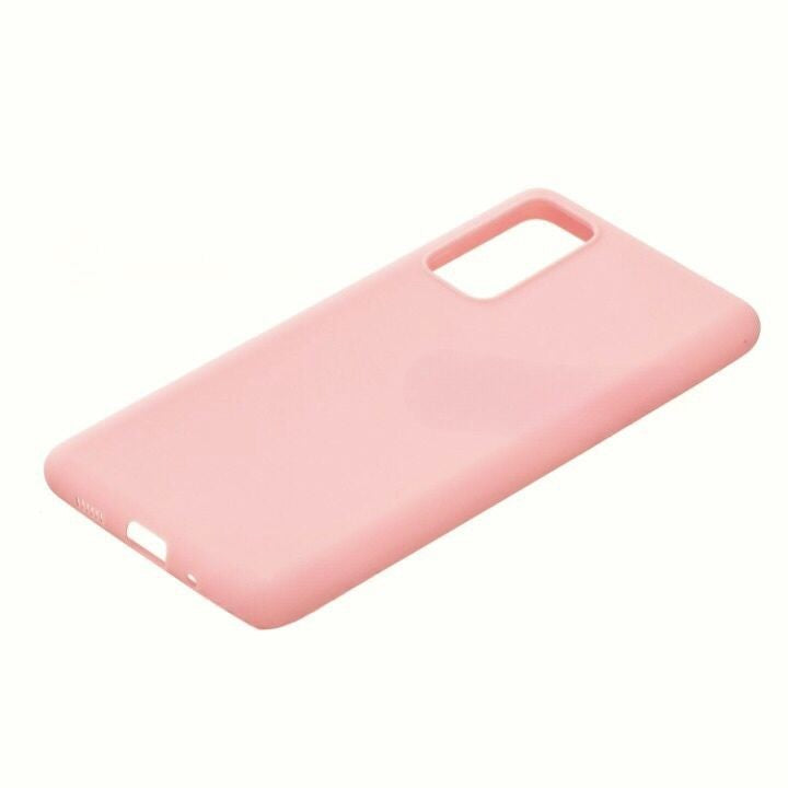 Husa protectie Kaveny compatibila cu Samsung Galaxy S21 Ultra Liquid Silicone Case Roz