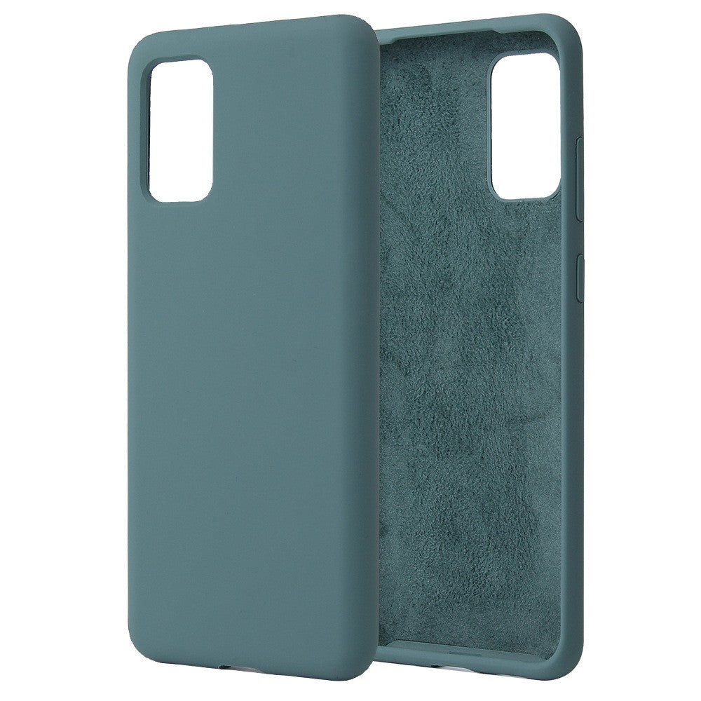 Husa protectie Kaveny compatibila cu Samsung Galaxy S21 Ultra Liquid Silicone Case Verde
