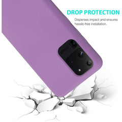 Husa protectie Kaveny compatibila cu Samsung S20 Ultra Liquid Silicone Case Mov