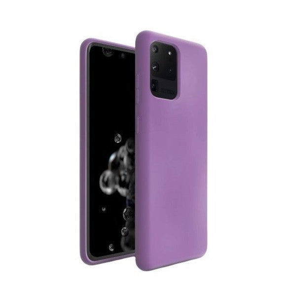 Husa protectie Kaveny compatibila cu Samsung S20 Ultra Liquid Silicone Case Mov