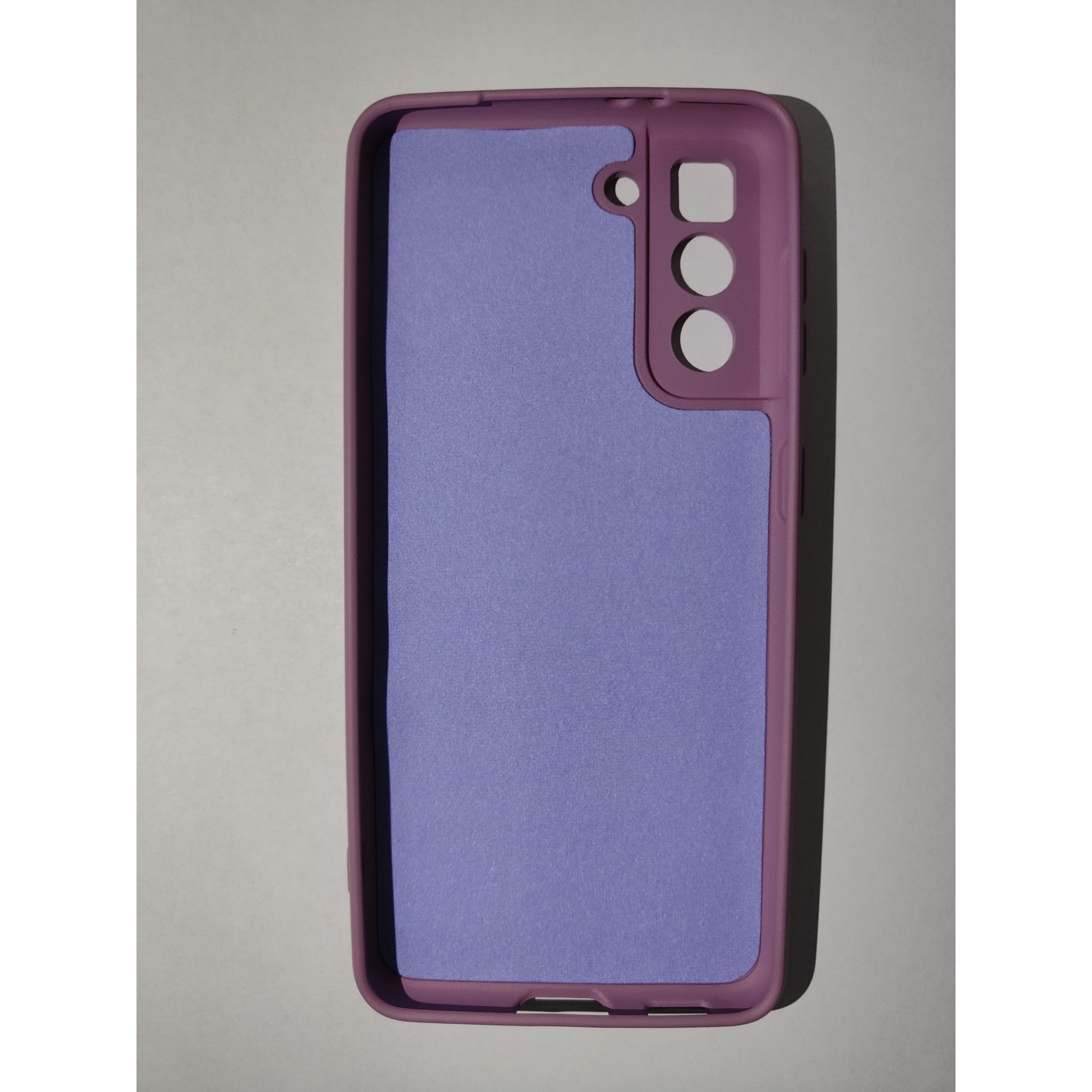 Husa protectie Kaveny compatibila cu Samsung S21 5G Liquid Silicone Case Mov